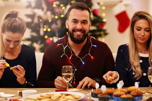 Preparativos familiares para o Natal — Fotografia de Stock