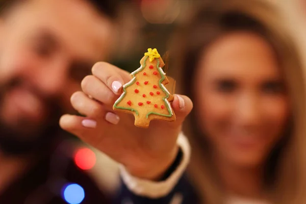 Aile Noel hazırlıkları — Stok fotoğraf