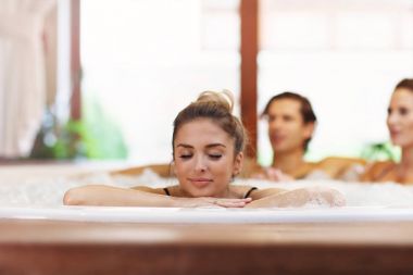 Jakuzi otel Spa zevk arkadaş grubu