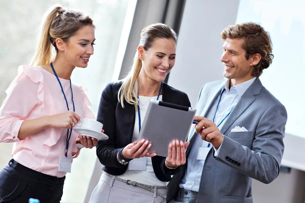 Business people having a conference — Stock Photo, Image