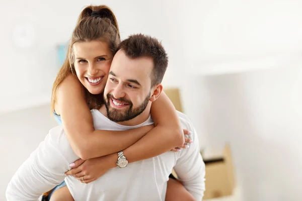 Kép Boldog Felnőtt Házaspár Vagy Haza — Stock Fotó