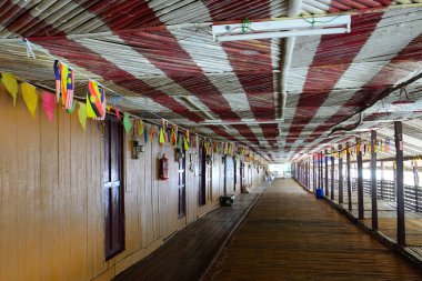 Bidayuh longhouse, Mongkos, Borneo, Sarawak, Malaysia