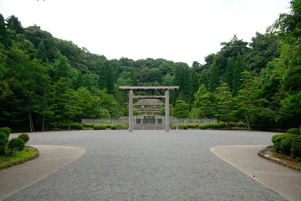 Císaře Šówa (Hirohito) hrobky, Hachioji, Japonsko — Stock fotografie