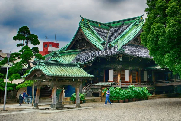 Shibamata Taishakuten, buddhistický chrám, Tokio, Japonsko — Stock fotografie