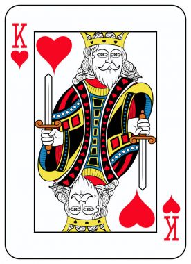 King of Hearts French Version clipart