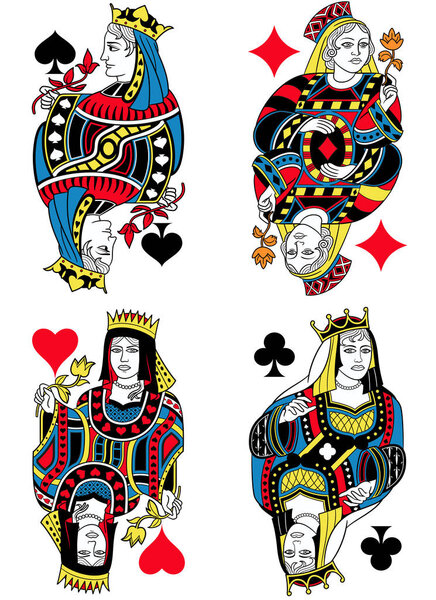 Four Queens French Inspiration Without Cards