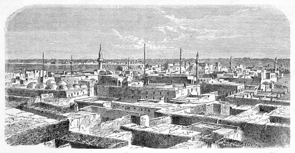 Tripoli ancient foreshortening.