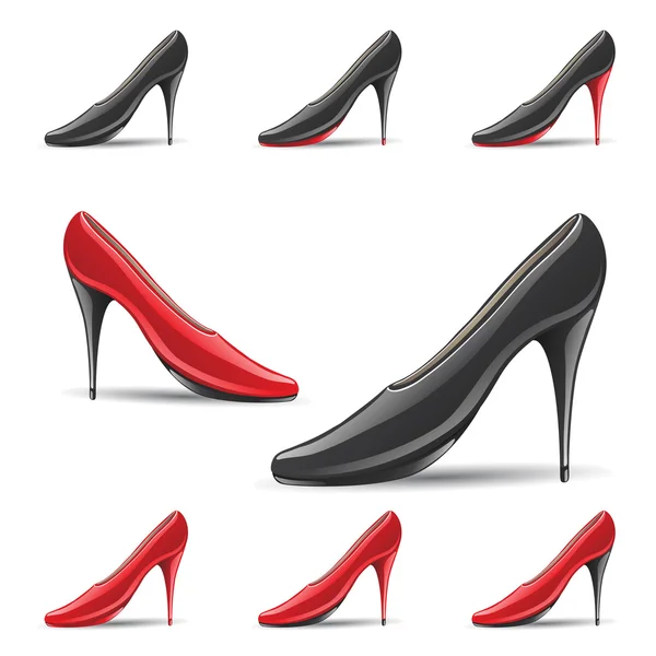 High Pointy Heel Shoes — Stock Photo, Image