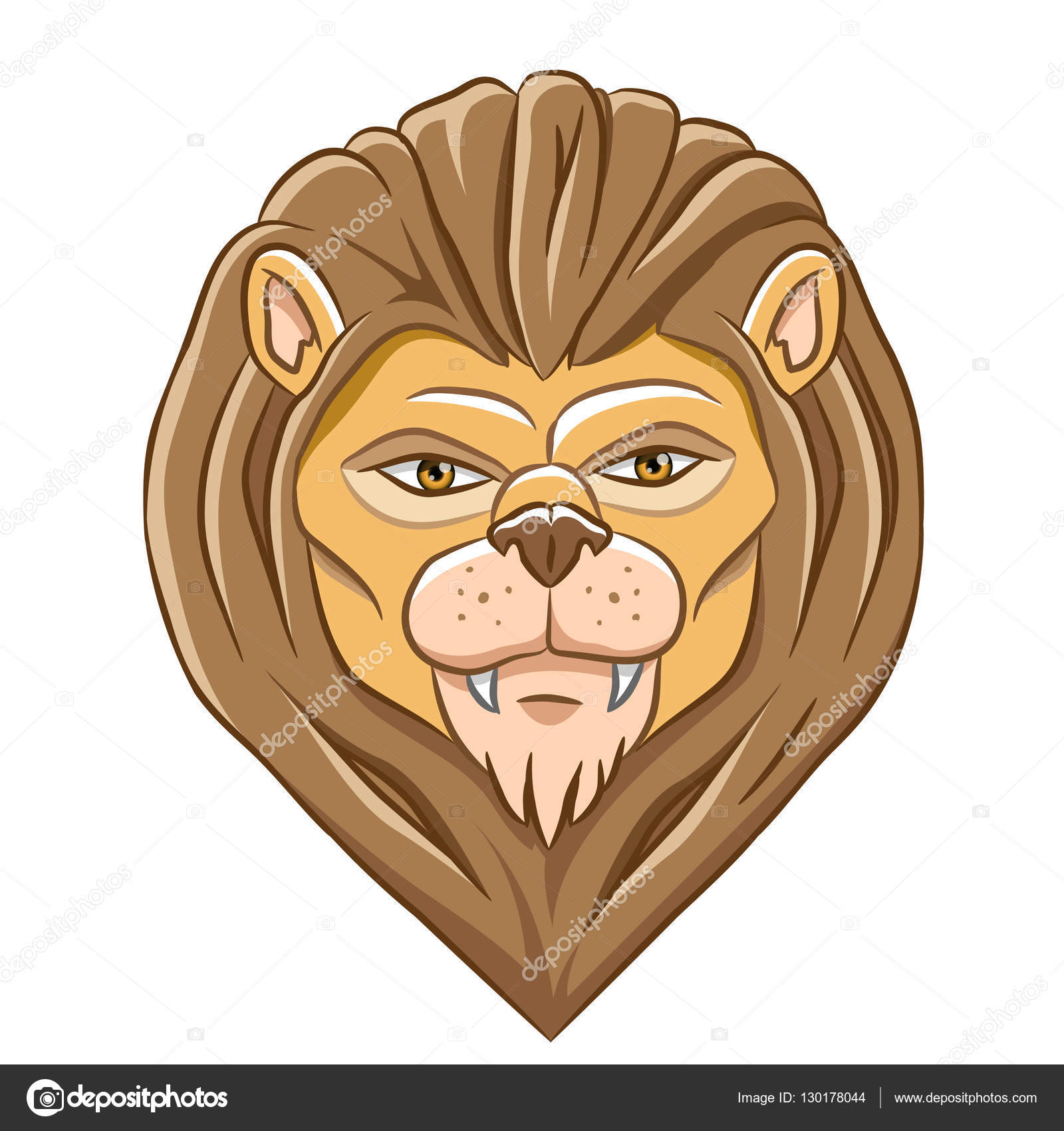 Cartoon Lion Head Stock Vector Image by ©cidepix #130178044 Cartoon Lion Head Stock Vector Image by ©cidepix #130178044