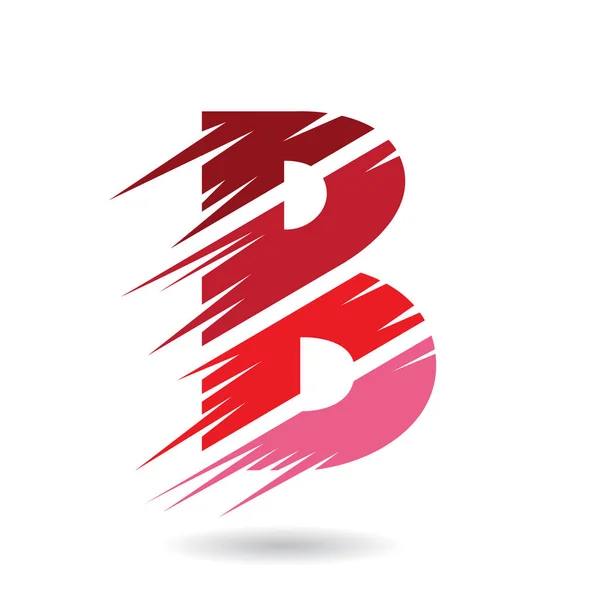 Abstracte symbool van Letter B — Stockvector