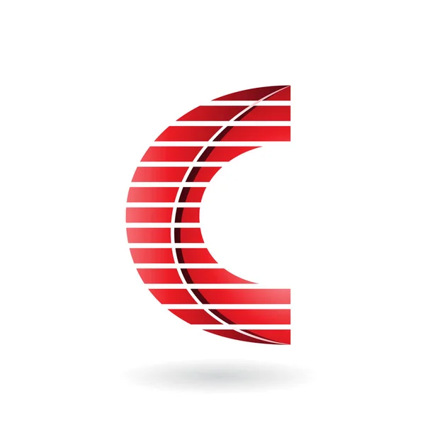 Abstracte symbool van Letter C — Stockvector