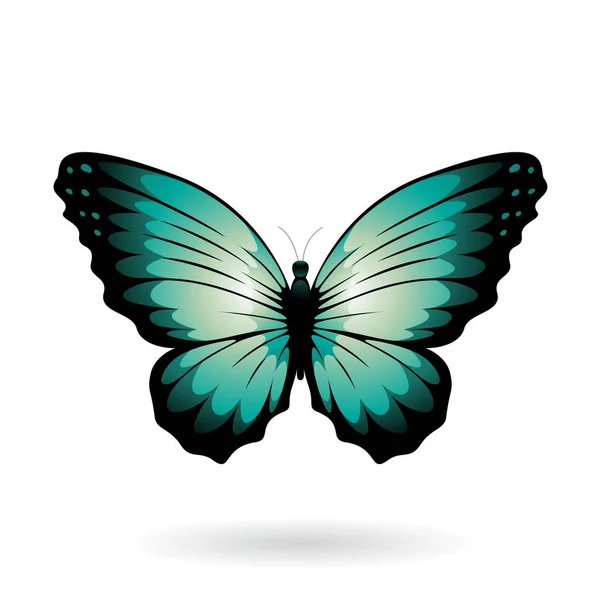 Bunte Schmetterling Illustration — Stockvektor