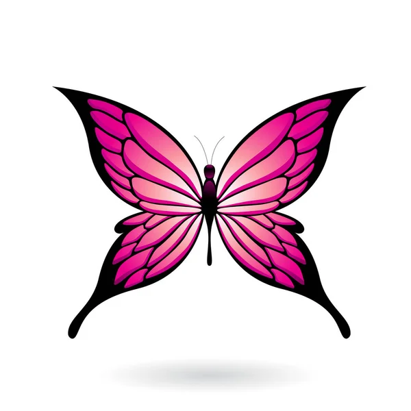 Ilustração borboleta colorida — Vetor de Stock