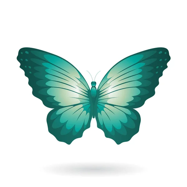 Bunte Schmetterling Illustration — Stockvektor