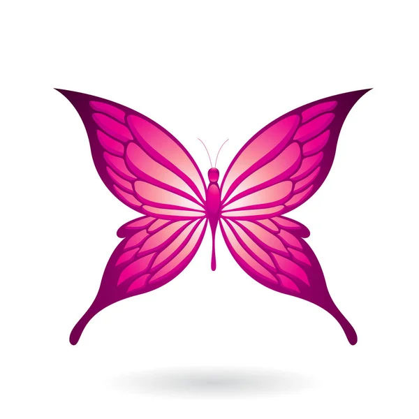 Ilustración de mariposa colorida — Vector de stock