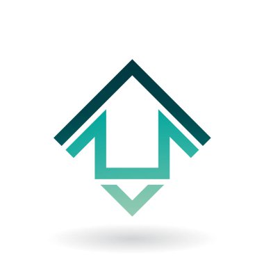 Soyut House simge şeklinde Meydanı