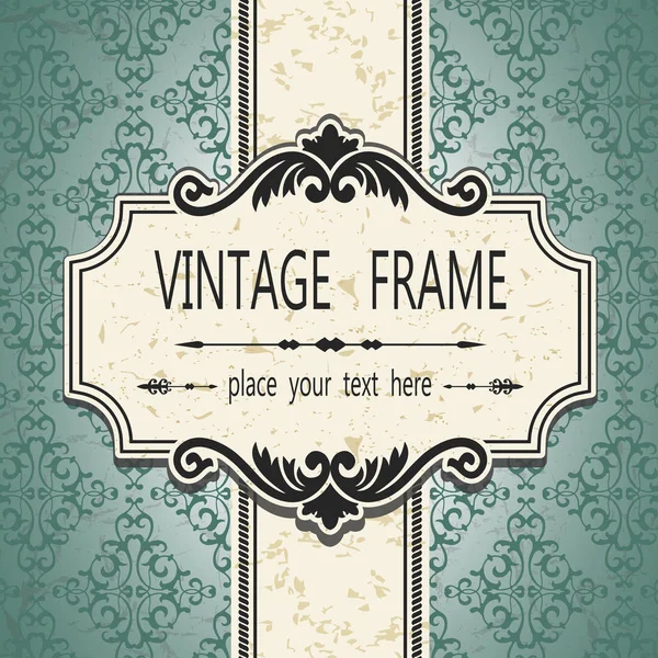 Cadre vintage vectoriel — Image vectorielle