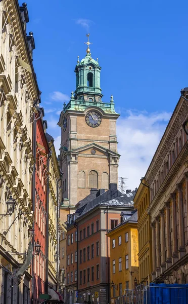 Bell tower of the Cathedral of St Nicholas — Stock Photo, Image