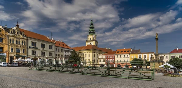 Plaza central de la ciudad de Kromeriz — Foto de Stock