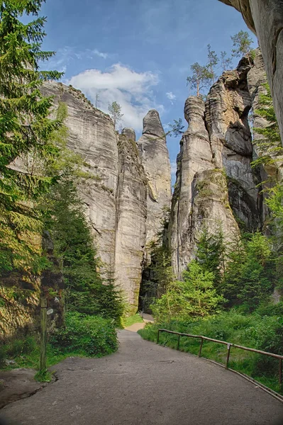 チェコ共和国で Adrspash 岩 — ストック写真