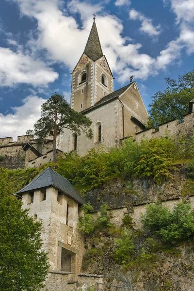 Kostel na hradě Hochosterwitz — Stock fotografie