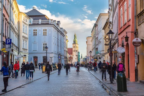 Calle Grodzka en Cracovia — Foto de Stock