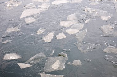 Buzlar bir Nehri üzerinde