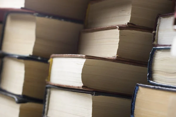 Stack of books background. many books piles. — Stock Photo, Image