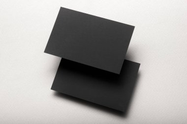 Kartvizitler boş. Renk arkaplan modeli. Düz Yat. metin için boşluk kopyala