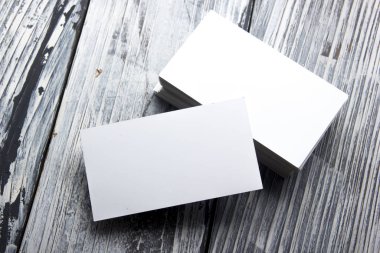 Kartvizitler boş. Renk arkaplan modeli. Düz Yat. metin için boşluk kopyala