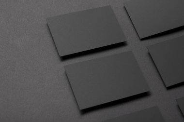 Kartvizitler boş. Renk arkaplan modeli. Düz Yat. metin için boşluk kopyala