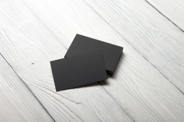 Kartvizitler boş. Renk arkaplan modeli. Düz Yat. metin için boşluk kopyala