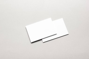 Kartvizitler boş. Renk arkaplan modeli. Düz Yat. metin için boşluk kopyala