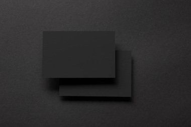 Kartvizitler boş. Renk arkaplan modeli. Düz Yat. metin için boşluk kopyala