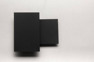 Kartvizitler boş. Renk arkaplan modeli. Düz Yat. metin için boşluk kopyala