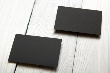 Kartvizitler boş. Renk arkaplan modeli. Düz Yat. metin için boşluk kopyala