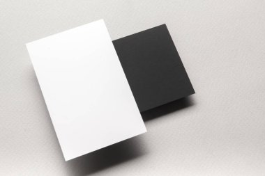 Kartvizitler boş. Renk arkaplan modeli. Düz Yat. metin için boşluk kopyala