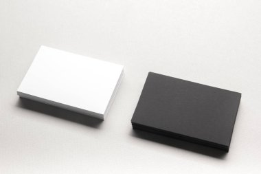 Kartvizitler boş. Renk arkaplan modeli. Düz Yat. metin için boşluk kopyala