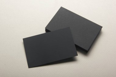 Kartvizitler boş. Renk arkaplan modeli. Düz Yat. metin için boşluk kopyala