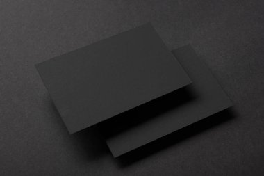 Kartvizitler boş. Renk arkaplan modeli. Düz Yat. metin için boşluk kopyala