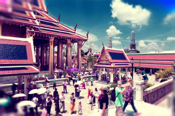 Exotic travels and adventures .Thailand trip.Buddha and landmarks — Stock Photo, Image