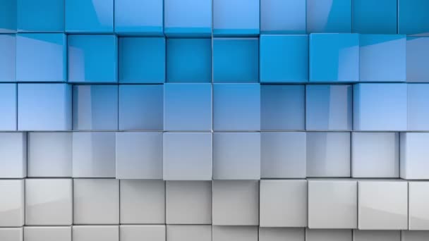 Azulejos cubos fondo — Vídeo de stock