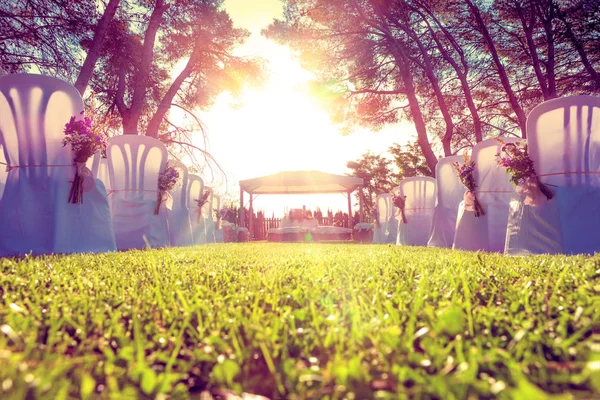 Outdoor wedding — Stock Photo, Image