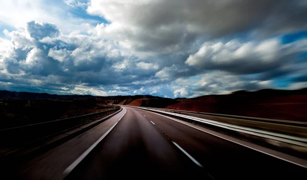 Road landskap — Stockfoto