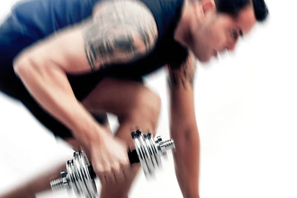 Vida sana y ejercicio de gimnasio . — Foto de Stock