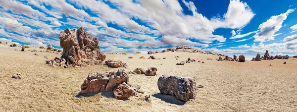 Paisajes Volcánicos Montaña Parque Nacional Del Teide Islas Canarias España Imagen De Stock