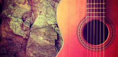 Akustik gitar müzik tasarım