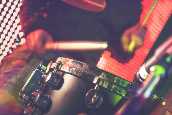 Live music and drum instrument — Stock Photo, Image