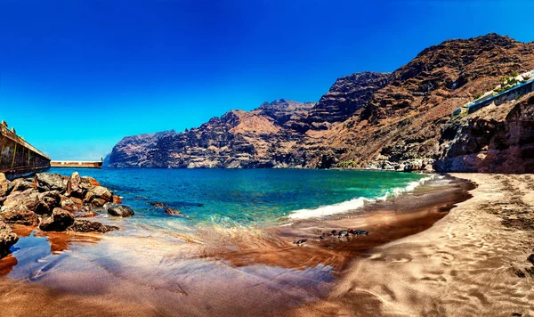 Los Gigantes Cliff, Kanarieöarna, Teneriffa, Spanien — Stockfoto