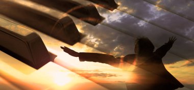 Piyano müzik konsepti